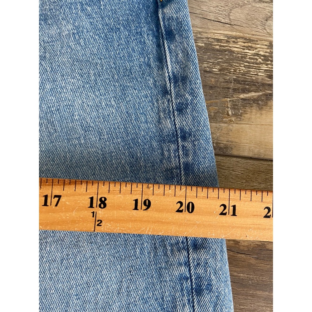 Abercrombie & Fitch 90s Slim Women's‎ Jeans Size 31 Vintage Stretch Light Wash - Picture 8 of 13